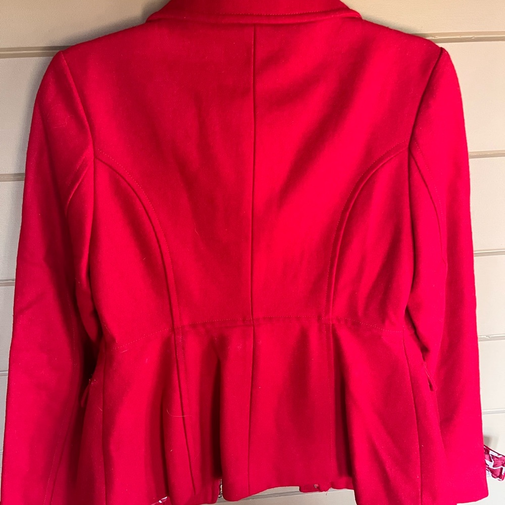 Red Toggle Coat - Picture 6 of 6